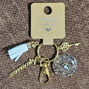 🌺🌺Unique Aquarius Purse Charm or Keychain